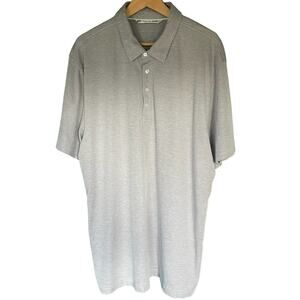 Travis Mathew Shirt Mens Size 2XL Gray Lightweight Polo Shirt